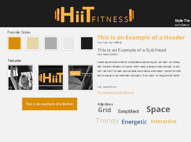 Hiit Fitness Style Tile 2